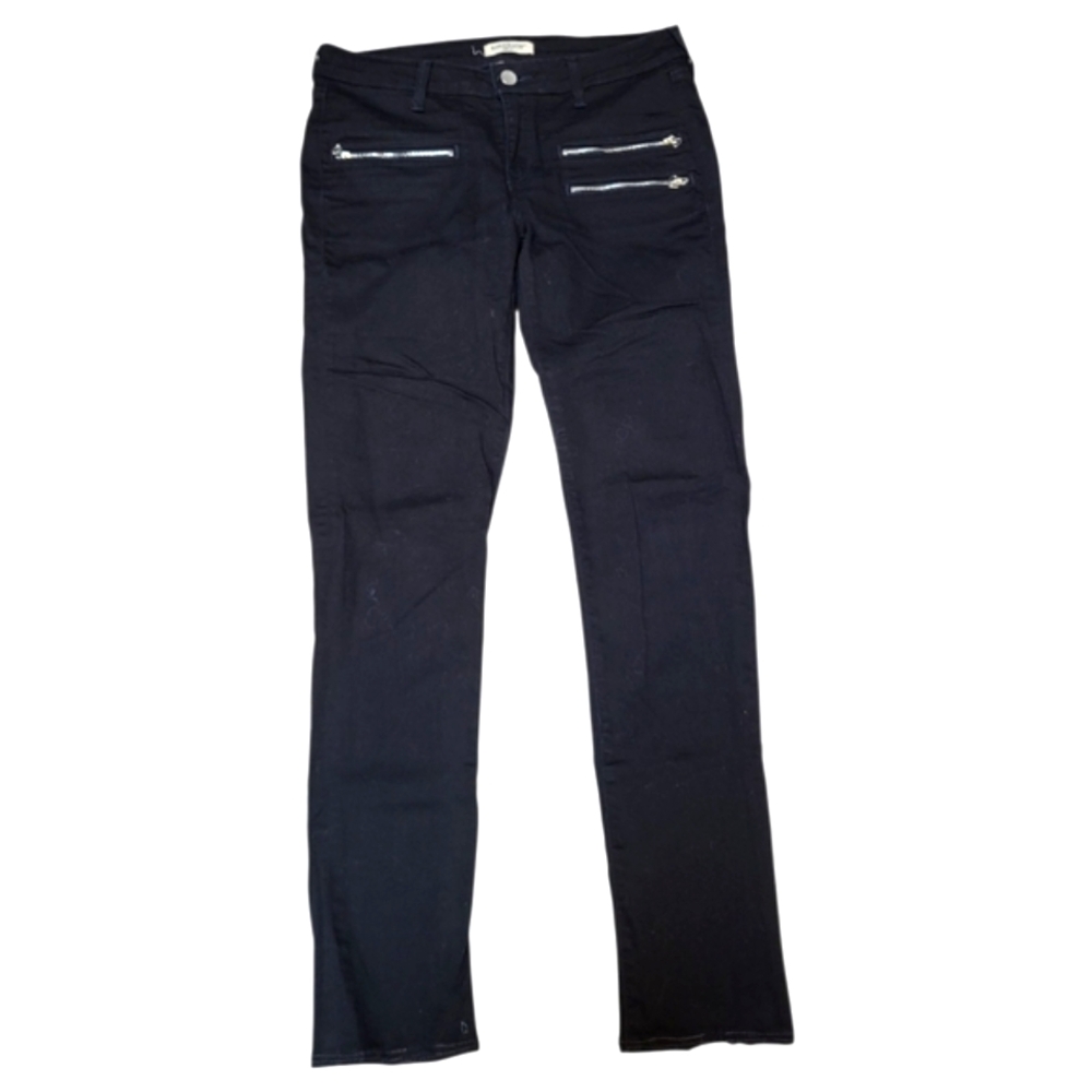 Levi's Made & Crafted Women's Black Empire Skinny Jeans w/ Zipper Detail-Size 30